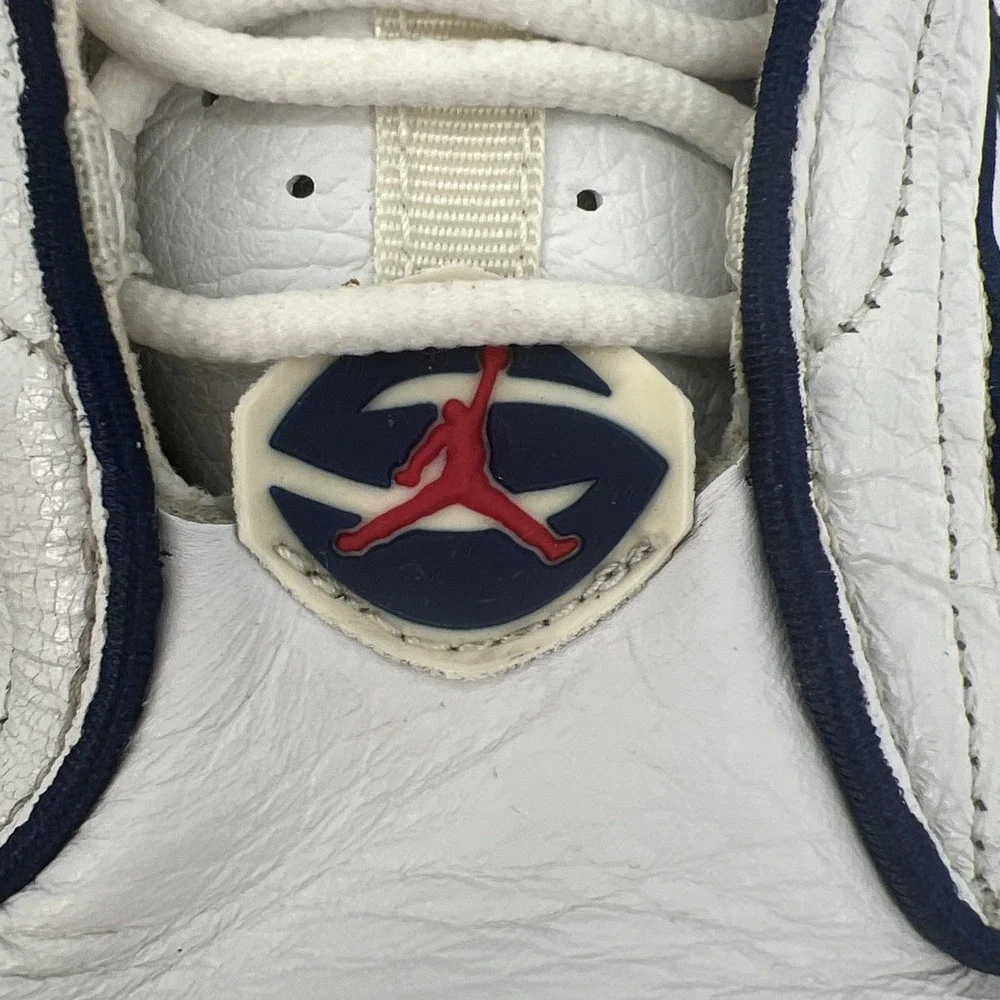 Nike Air Jordan Pro Strong - White & Navy Blue - 136006‑131 - No Box